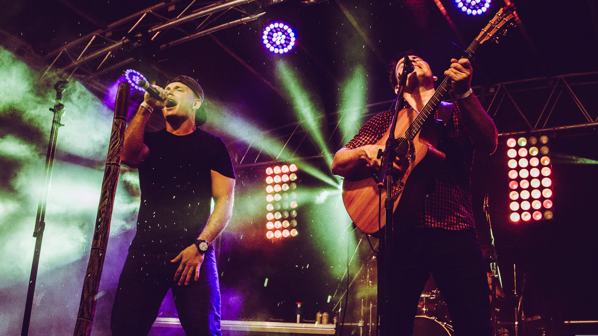 King Social band performing live